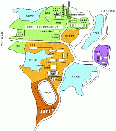 庄原キャンパス地図